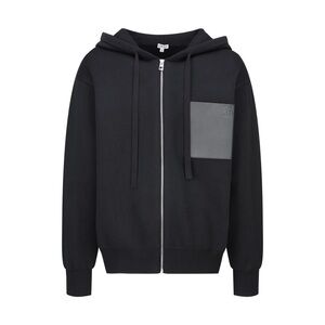 Loewe Black and Gray Zip-Up Sweater